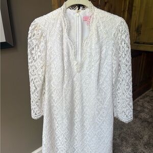 Lilly Pulitzer White Lace Dress